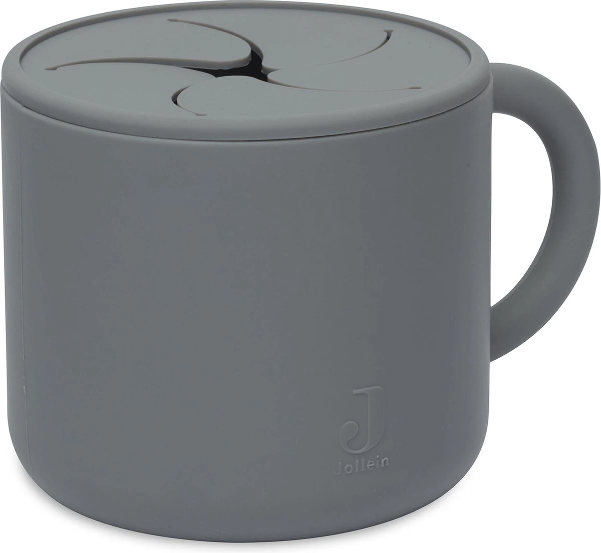 Jollein Snack Cup Siliconen - Storm Grey 3 Jollein Snack Cup Siliconen - Storm Grey