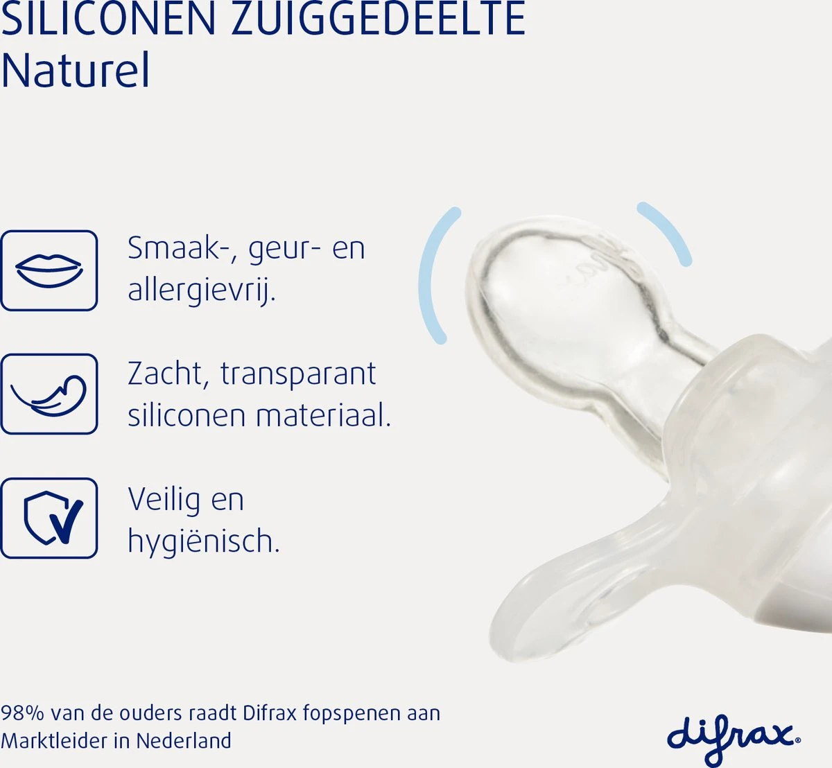 Difrax Fopspeen 20+ Maanden Natural Speen - Woezel En Pip - 2 Stuks 8 Difrax Fopspeen 20+ Maanden Natural Speen - Woezel En Pip - 2 Stuks - Afbeelding 6