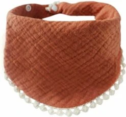 MINIIYOU - 6 Stuks - Hydrofiele Bandana Slabbetjes Meisje Franjes - Roze Geel - Beige -BIBS Shop 1200x1112 1