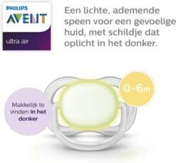 Philips Avent SCF376/12 Fopspeen - Oplichtende Ultra Air 34 Philips Avent SCF376/12 Fopspeen - Oplichtende Ultra Air -BIBS Shop 1200x1115 1