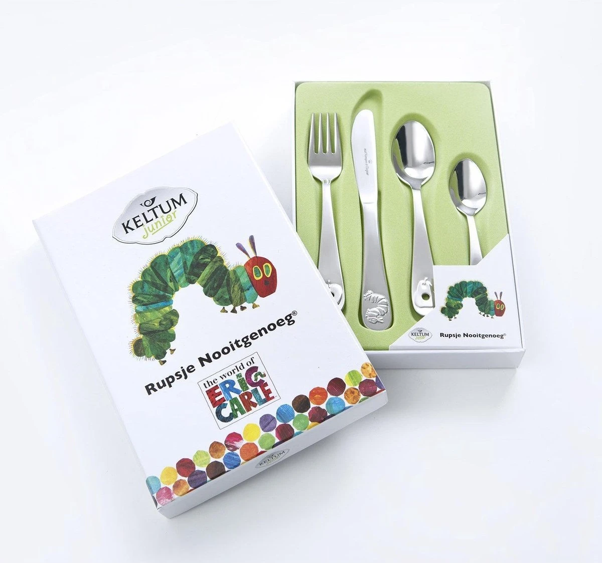 Lucardi Rupsje Nooitgenoeg Bestekset - 4-delig 5 Lucardi Rupsje Nooitgenoeg Bestekset - 4-delig - Afbeelding 3