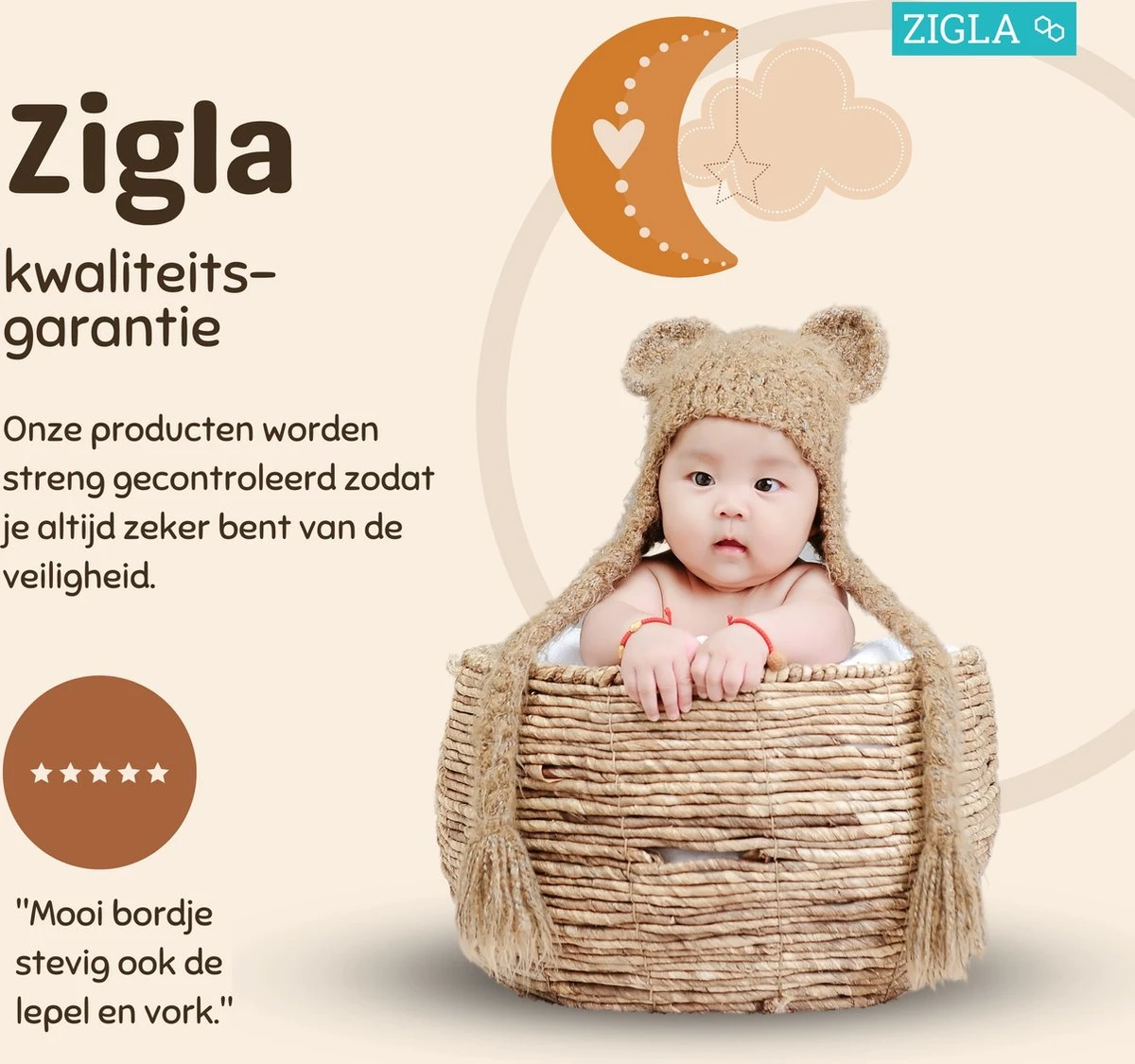 Zigla - Kinderbestek – Baby Bestek – Baby Servies – Kinderbord Met Vakjes – Oefenbestek – Bord/Vork/Lepel – Crème/Blauw – Set Van 2 9 Zigla - Kinderbestek – Baby Bestek – Baby Servies – Kinderbord Met Vakjes – Oefenbestek – Bord/Vork/Lepel – Crème/Blauw – Set Van 2 - Afbeelding 7