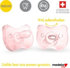 Medela Baby Fopspeen Soft Silicone Superzacht Lichtgewicht Eendelig - Soft Pink - 0-6 Maanden - 1 Stuks 25 Medela Baby Fopspeen Soft Silicone Superzacht Lichtgewicht Eendelig - Soft Pink - 0-6 Maanden - 1 Stuks -BIBS Shop 1200x1150 1