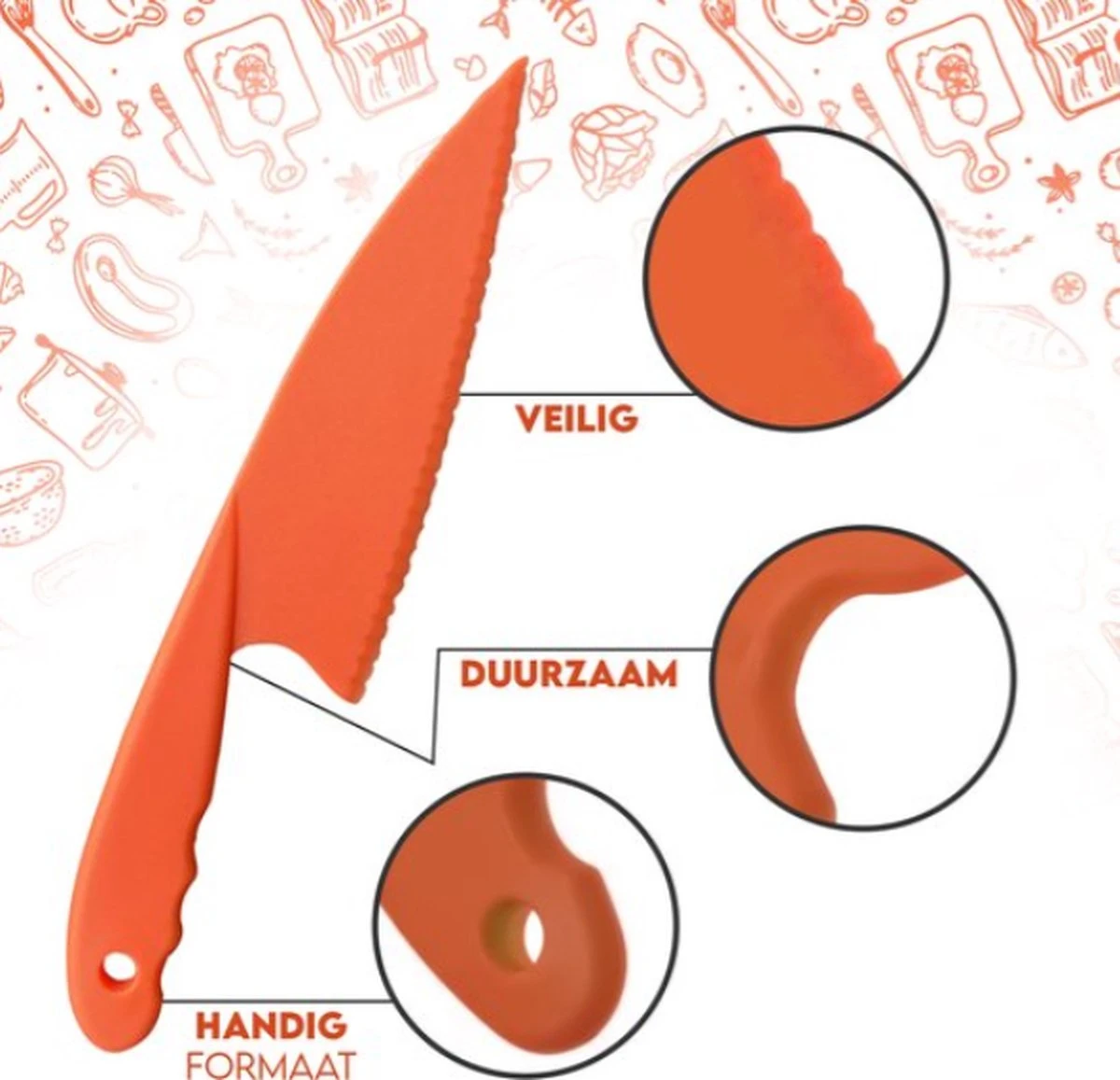 Bunz - 6 - Delig Kindermessen Set Voor Jongens - Kindermessen - - Kinderbestek - Kindvriendelijk 10 Bunz - 6 - Delig Kindermessen Set Voor Jongens - Kindermessen - - Kinderbestek - Kindvriendelijk - Afbeelding 8