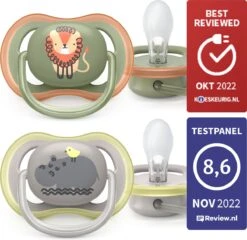 Philips Avent Ultra Air SCF085/17 - Fopspeen - 6 Tot 18 Maanden - 2 Stuks -BIBS Shop 1200x1167 4