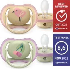 Philips Avent Ultra Air SCF085/13 - Fopspeen - 0 Tot 6 Maanden - 2 Stuks -BIBS Shop 1200x1169 2