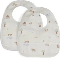 Jollein Slab Waterproof Savannah - 2 Stuks -BIBS Shop 1200x1172 1