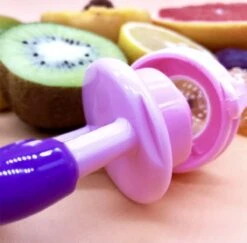 2x Fruitspeen Kinderbestek - Speen Babyvoeding Roze/Paars -BIBS Shop 1200x1182 6