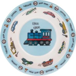 Kinder Servies Set Melamine (bord + Kom + Beker) Tractor Voertuigen - Lesser & Pavey -BIBS Shop 1200x1197 2