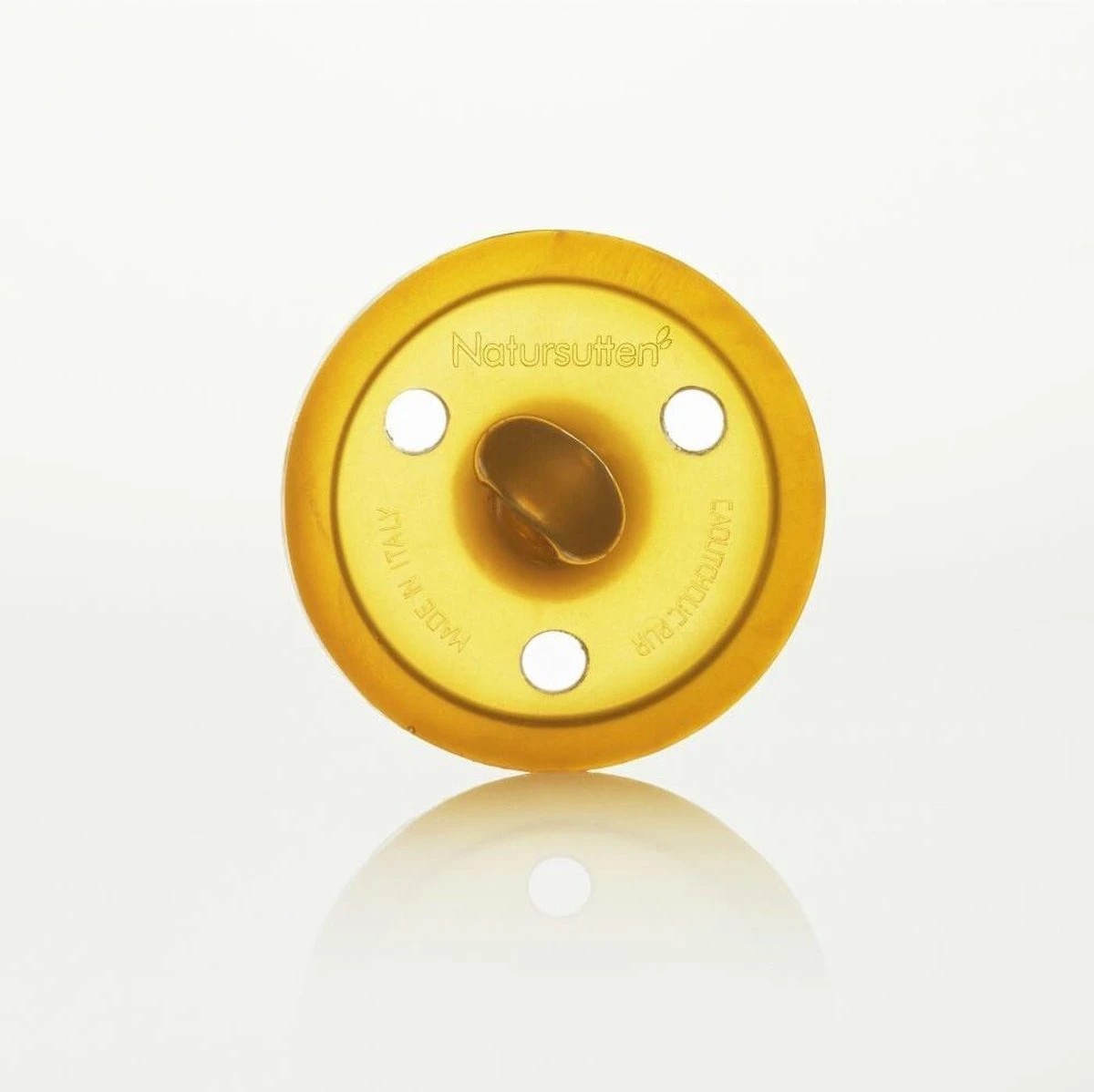 Natursutten Rubberen Fopspeen - 0-6 Maanden - Rond Schild - Kers Tuit 5 Natursutten Rubberen Fopspeen - 0-6 Maanden - Rond Schild - Kers Tuit - Afbeelding 3