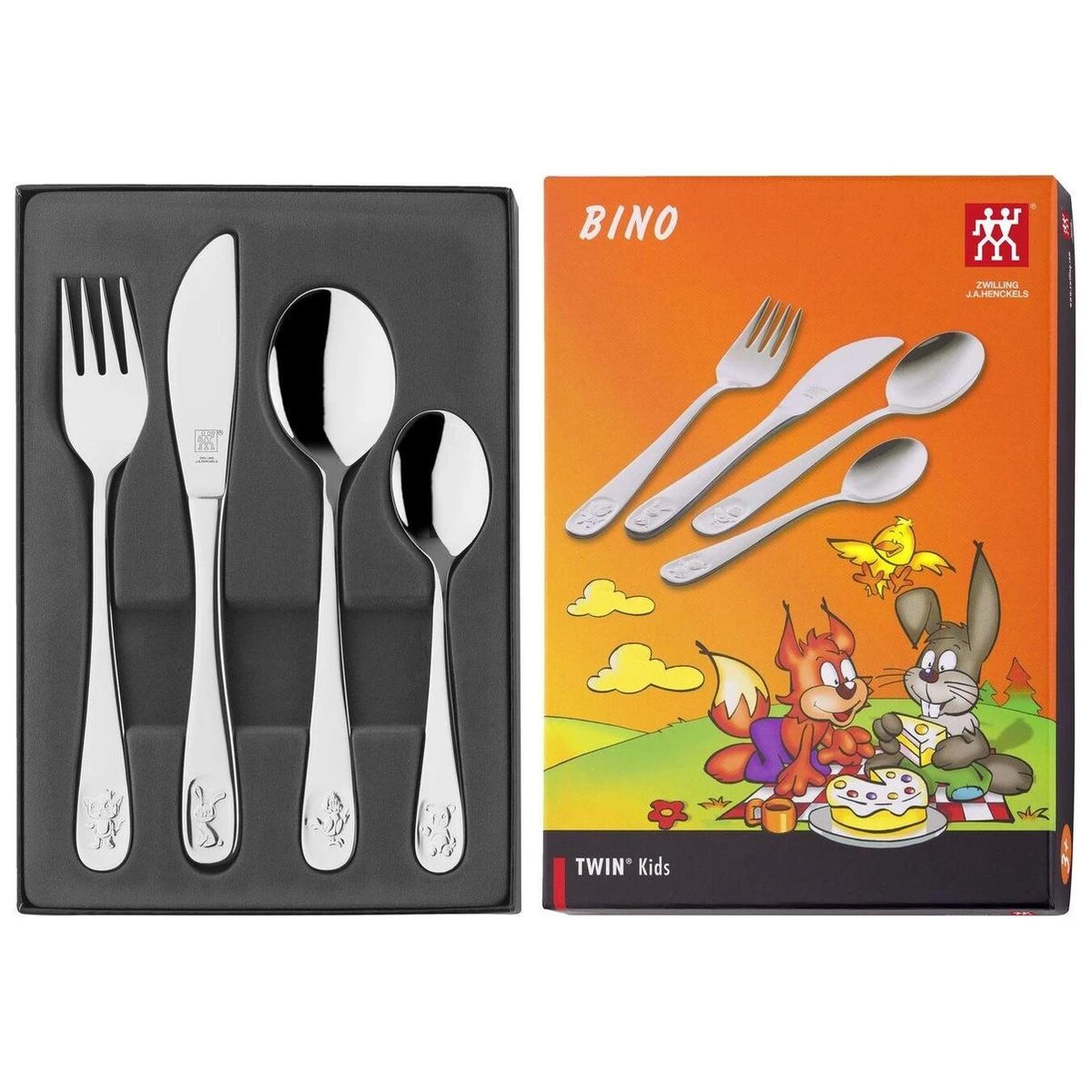 Zwilling Bino Kinderbestek - 4-delig 4 Zwilling Bino Kinderbestek - 4-delig - Afbeelding 2