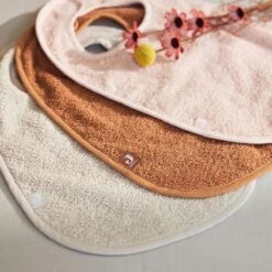 Jollein Slab Badstof - Pale Pink/Nougat/Caramel - 3 Stuks -BIBS Shop 1200x1200 140