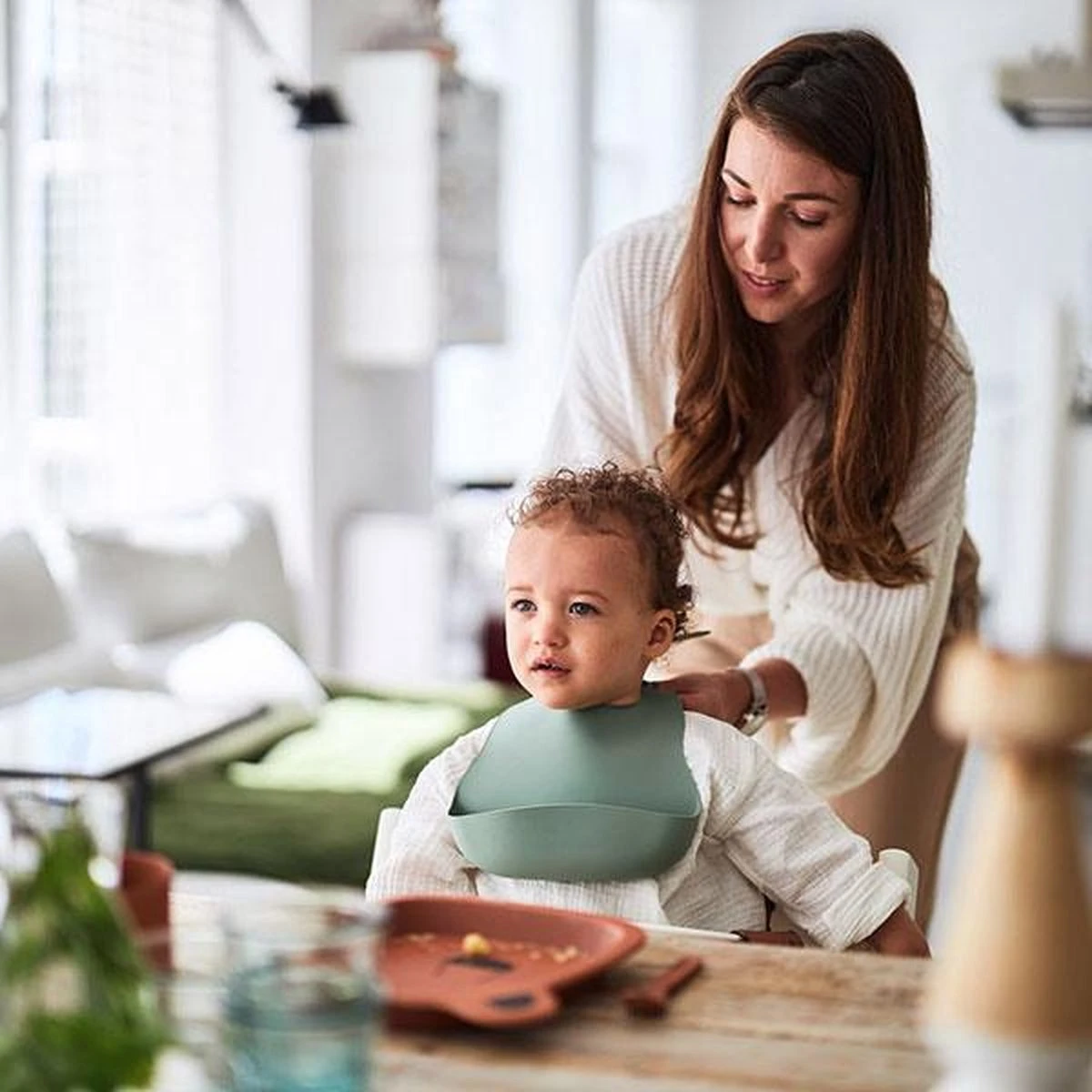 Jollein Slab Siliconen - Ash Green 11 Jollein Slab Siliconen - Ash Green - Afbeelding 9