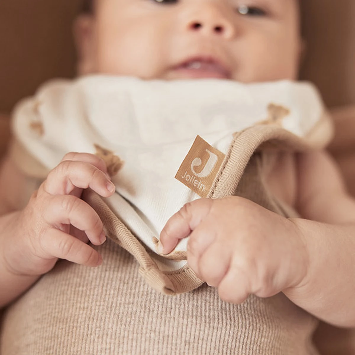 Jollein Slab Bandana Teddy Bear - 2 Stuks - GOTS 12 Jollein Slab Bandana Teddy Bear - 2 Stuks - GOTS - Afbeelding 10