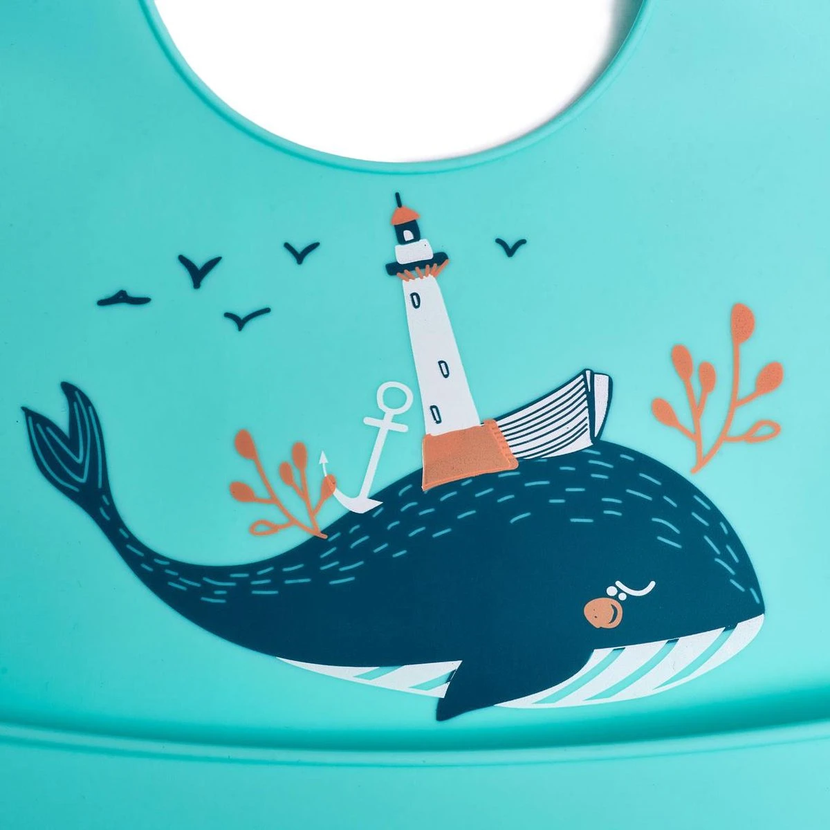 Telano® Slabbetje Met Opvangbakje Walvis - Siliconen Slabber Baby Peuter - Verstelbaar En Waterproof - Kraamcadeau 4 Telano® Slabbetje Met Opvangbakje Walvis - Siliconen Slabber Baby Peuter - Verstelbaar En Waterproof - Kraamcadeau - Afbeelding 2