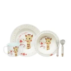 Sophie De Giraf - Eetsetje - Geschenkkoffer - Rood 19 Sophie De Giraf - Eetsetje - Geschenkkoffer - Rood -BIBS Shop 1200x1200 28