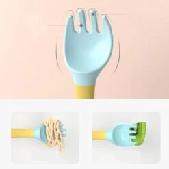 Merkloos Siliconen Lepel Voor Baby Gebruiksvoorwerpen Set Extra Voedsel Peuter Leren Eten Training Buigbare Zachte Vork Zuigeling Kinderen Servies Vaatwasser Bestendig -BIBS Shop 1200x1200 3