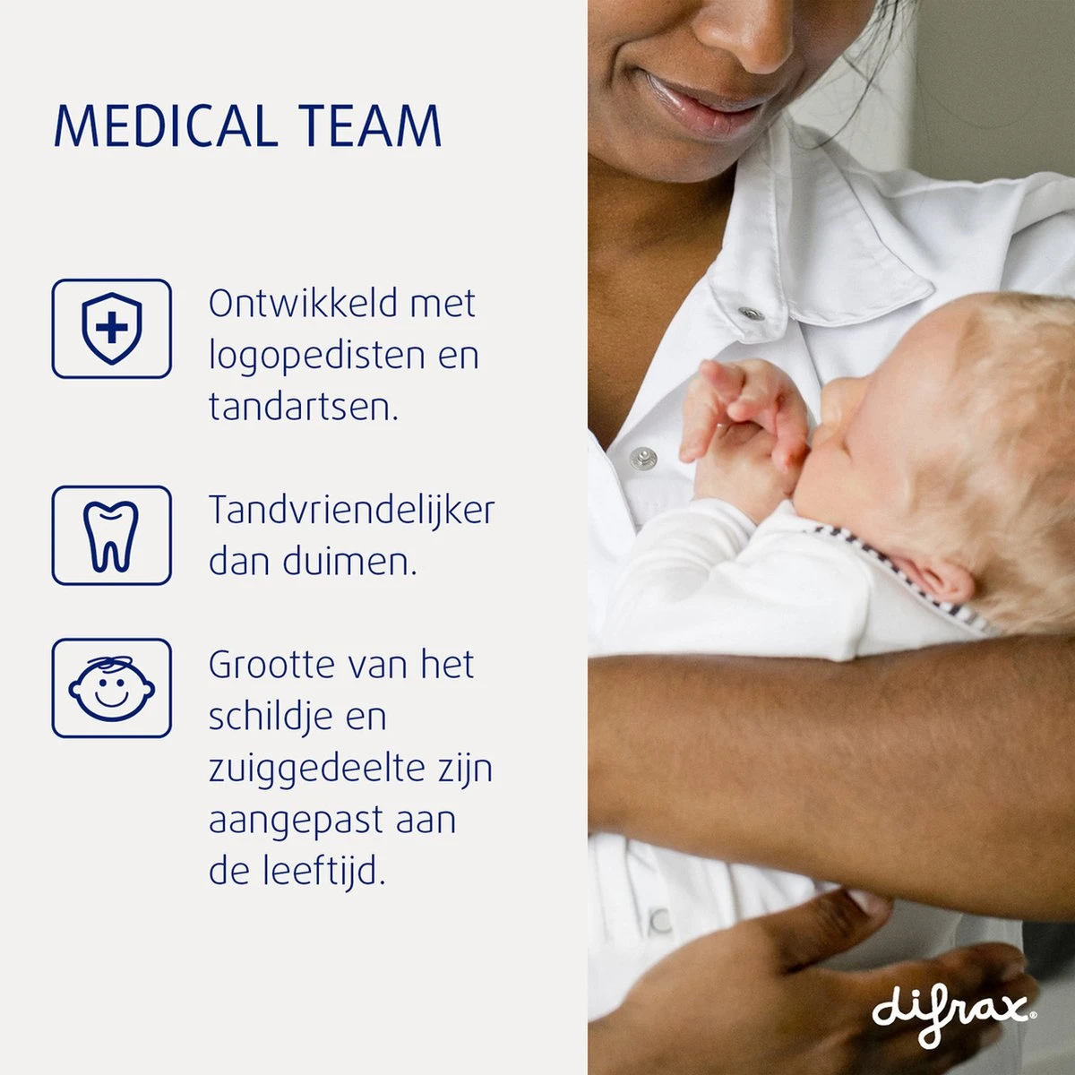 Difrax Fopspeen Natural 6+ Maanden Nature - Sage/Groen Veins - 2 Stuks 6 Difrax Fopspeen Natural 6+ Maanden Nature - Sage/Groen Veins - 2 Stuks - Afbeelding 4