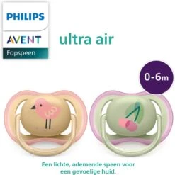 Philips Avent Ultra Air SCF085/13 - Fopspeen - 0 Tot 6 Maanden - 2 Stuks -BIBS Shop 1200x1200 363