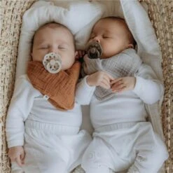 BiBS - Boheme Pacifier - Stage 1 Fopspeen - 2 Stuks - Vanilla / Dark Oak -BIBS Shop 1200x1200 369