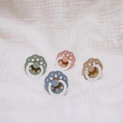 BiBS - Boheme Pacifier Glow In The Dark - Stage 1 Fopspeen - 2 Stuks - Blush Glow / Vanilla Glow -BIBS Shop 1200x1200 419