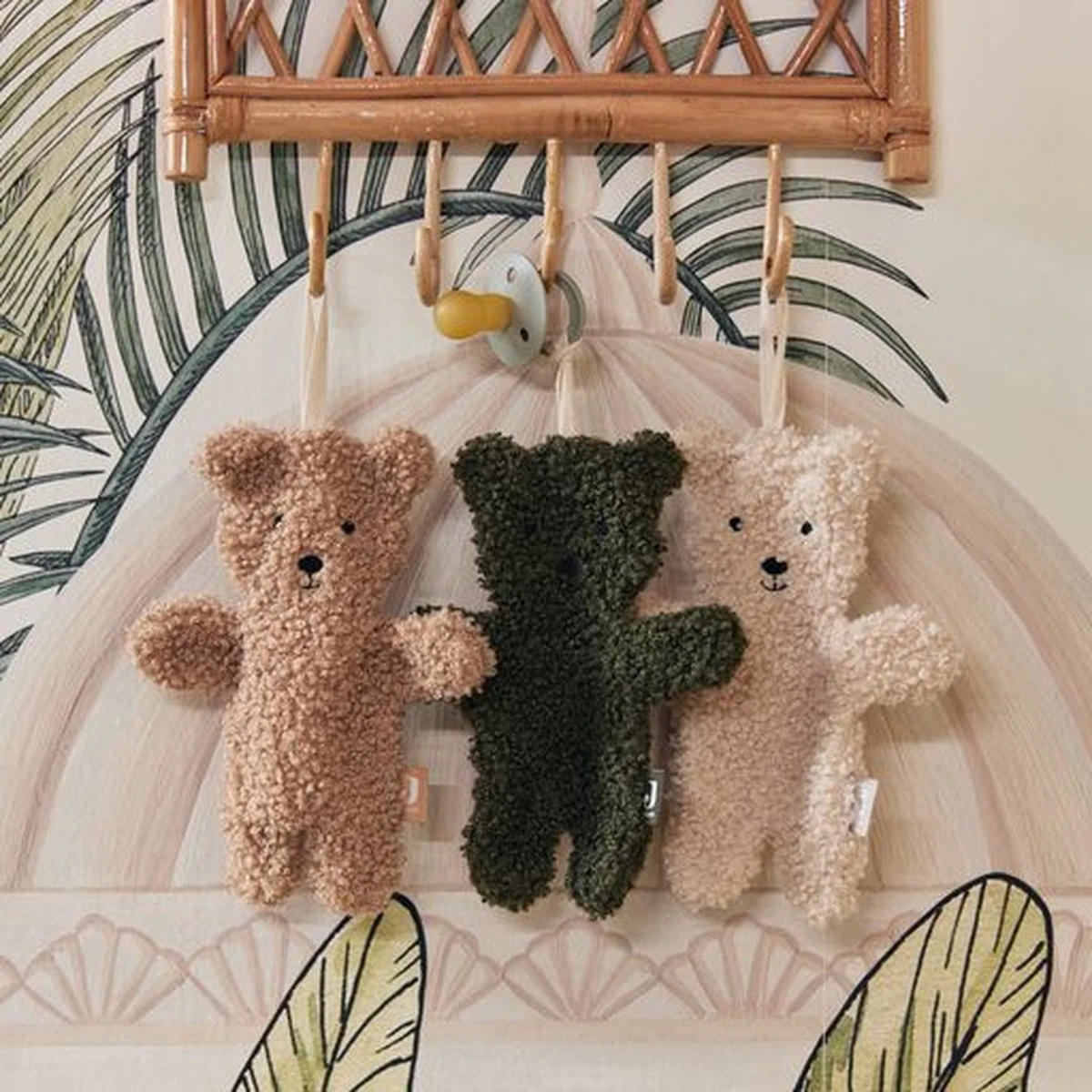 Jollein Speendoekje Teddy Bear - Leaf Green 8 Jollein Speendoekje Teddy Bear - Leaf Green - Afbeelding 6