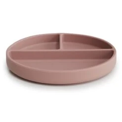 Silicone Bord Met Onderverdeling - Mushie - Blush Roze -BIBS Shop 1200x1200 563