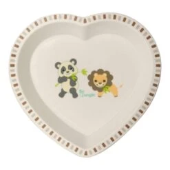 B-Dinner Set - Heart - Panda & Lion -BIBS Shop 1200x1200 571