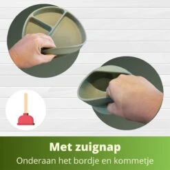 Ik Ben Zo Mooi Onbreekbaar Siliconen Kinderservies Met Zuignap Bordje Voor Baby En Kind - Servies Set Van 5 Stuks - Sage Groen 16 Ik Ben Zo Mooi Onbreekbaar Siliconen Kinderservies Met Zuignap Bordje Voor Baby En Kind - Servies Set Van 5 Stuks - Sage Groen -BIBS Shop 1200x1200 614