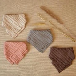 Jollein Slab Bandana Wrinkled - Nougat - 2 Stuks -BIBS Shop 1200x1200 63