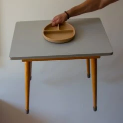 Kids Cultures | Kinderservies | Kinderbord En Kom Met Zuignap | Baby Servies | Beige -BIBS Shop 1200x1200 713