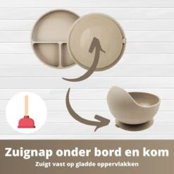 Ik Ben Zo Mooi 7-delige Siliconen Kinderservies Set Met Bord En Kom Met Zuignap - Doeskin Zand 15 Ik Ben Zo Mooi 7-delige Siliconen Kinderservies Set Met Bord En Kom Met Zuignap - Doeskin Zand -BIBS Shop 1200x1200 724