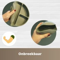 Ik Ben Zo Mooi Onbreekbaar Siliconen Kinderservies Met Zuignap Bordje Voor Baby En Peuter - Set Van 5 Stuks - Doeskin Zand 16 Ik Ben Zo Mooi Onbreekbaar Siliconen Kinderservies Met Zuignap Bordje Voor Baby En Peuter - Set Van 5 Stuks - Doeskin Zand -BIBS Shop 1200x1200 735