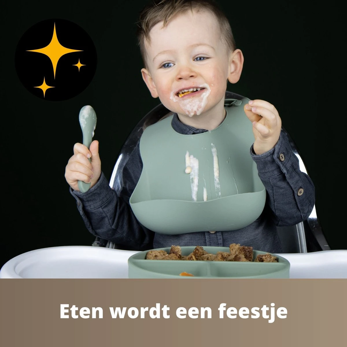 Ik Ben Zo Mooi Onbreekbaar Siliconen Kinderservies Met Zuignap Bordje Voor Baby En Peuter - Set Van 5 Stuks - Doeskin Zand 7 Ik Ben Zo Mooi Onbreekbaar Siliconen Kinderservies Met Zuignap Bordje Voor Baby En Peuter - Set Van 5 Stuks - Doeskin Zand - Afbeelding 6