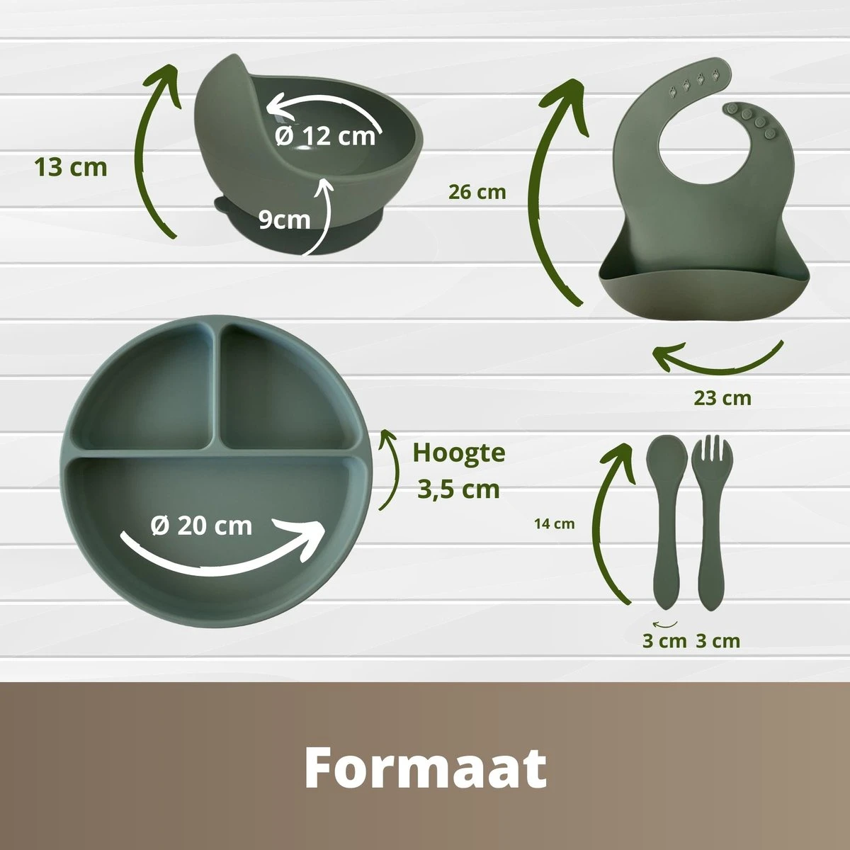 Ik Ben Zo Mooi Onbreekbaar Siliconen Kinderservies Met Zuignap Bordje Voor Baby En Peuter - Set Van 5 Stuks - Doeskin Zand 8 Ik Ben Zo Mooi Onbreekbaar Siliconen Kinderservies Met Zuignap Bordje Voor Baby En Peuter - Set Van 5 Stuks - Doeskin Zand - Afbeelding 7