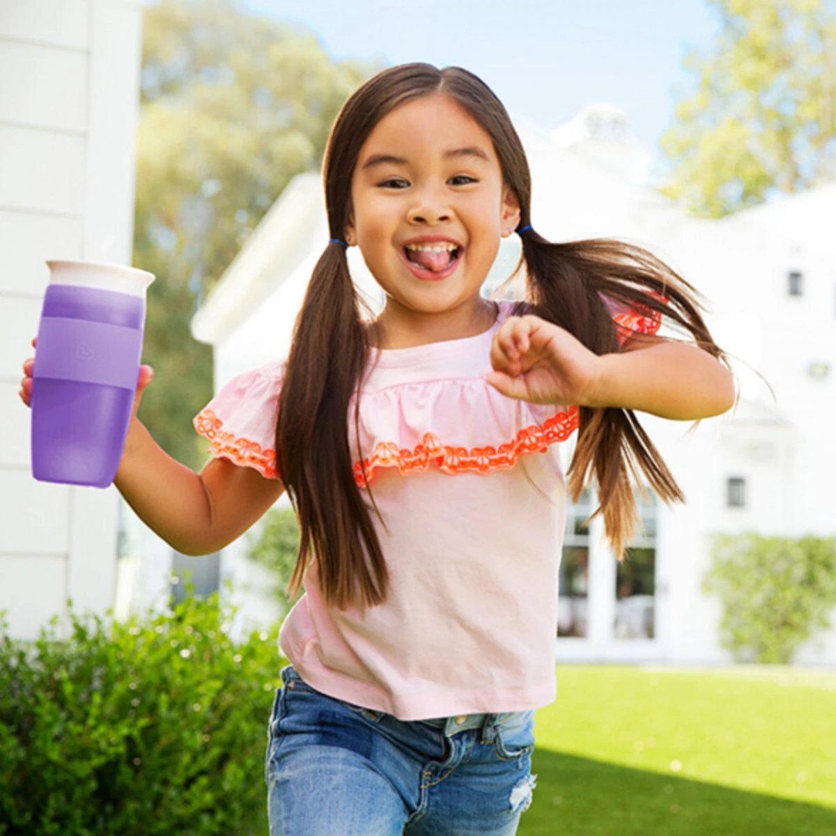 Munchkin Miracle 360 Sippy Cup Drinkbeker Purple 5 Munchkin Miracle 360 Sippy Cup Drinkbeker Purple - Afbeelding 3