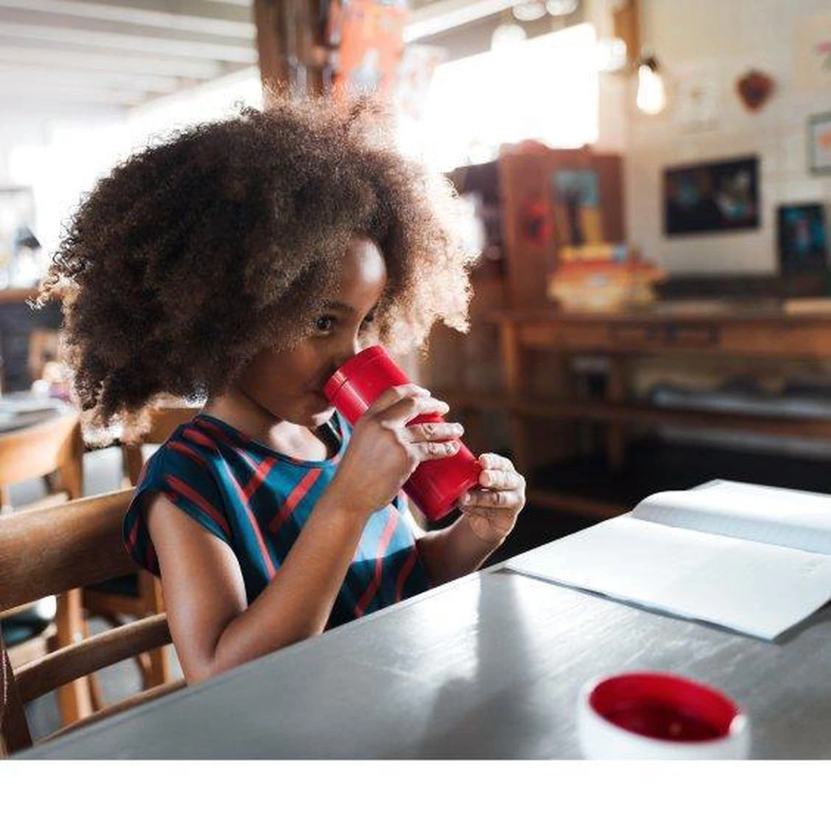 Mepal Campus Schoolbeker - Roze 5 Mepal Campus Schoolbeker - Roze - Afbeelding 3