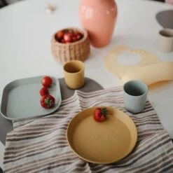 Siliconen Drinkbeker - Mushie - BPA Vrij - Vanilla- Set 2 -BIBS Shop 1200x1200 877