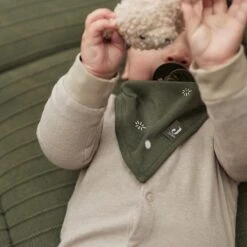 Jollein Slab Bandana Stargaze - Leaf Green - 2 Stuks -BIBS Shop 1200x1200 99