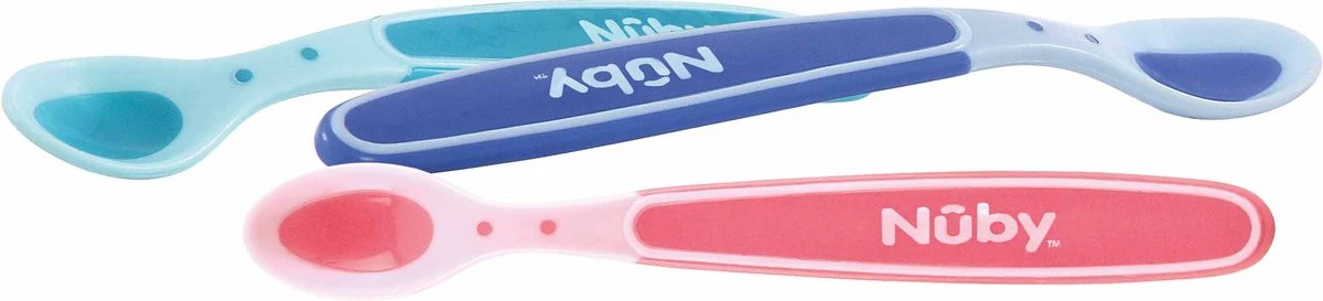 Nûby - Warmtegevoelige Babylepels - 3St 3 Nûby - Warmtegevoelige Babylepels - 3St