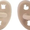 HEVEA - ORTHODONTIC - 3-36 MAANDEN - SANDY NUDE/TAN BEIGE- 2 PACK 2 HEVEA - ORTHODONTIC - 3-36 MAANDEN - SANDY NUDE/TAN BEIGE- 2 PACK -BIBS Shop 1200x442