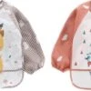 2 Stuks - Slabbetjes Lange Mouwen Met Opvangbak - Kat & Hert - 1-3 Jaar -BIBS Shop 1200x491