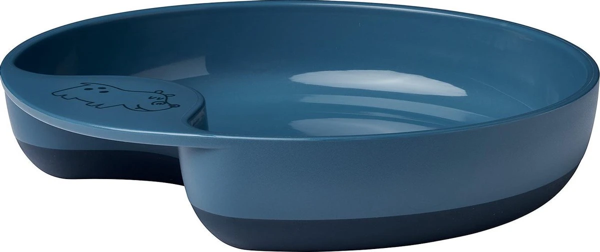 Mepal Mio – Oefenbord – Mag In De Magnetron – Deep Blue – Anti-slip Bodem – Kinderbord – Kinderservies 4 Mepal Mio – Oefenbord – Mag In De Magnetron – Deep Blue – Anti-slip Bodem – Kinderbord – Kinderservies - Afbeelding 2