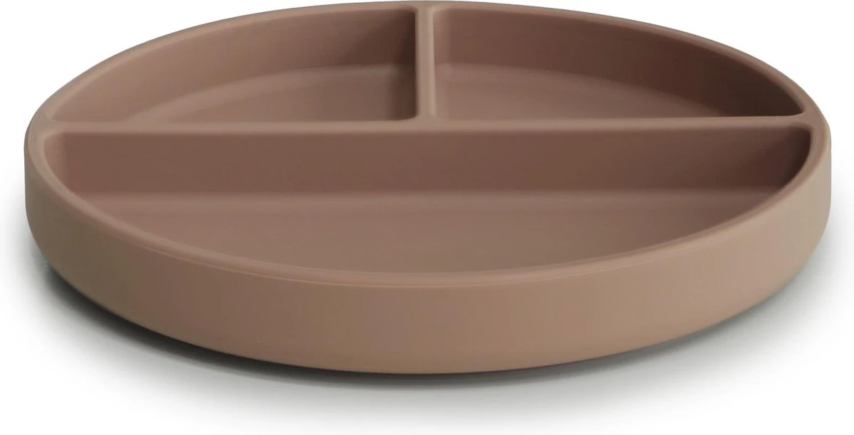 Mushie Siliconen Bord Met Zuignap|Natural|Bpa Free|Plate|Kinderservies 5 Mushie Siliconen Bord Met Zuignap|Natural|Bpa Free|Plate|Kinderservies - Afbeelding 3