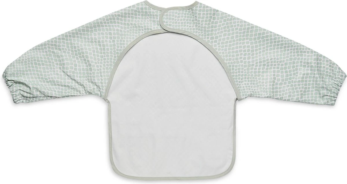 Jollein Slab Waterproof Met Mouw Snake - Soft Green 5 Jollein Slab Waterproof Met Mouw Snake - Soft Green - Afbeelding 3