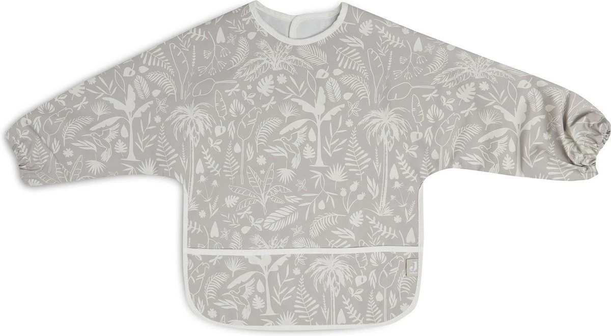 Jollein Slab Waterproof Met Mouw Botanical - Nougat 3 Jollein Slab Waterproof Met Mouw Botanical - Nougat