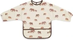 Jollein Slab Waterproof Met Mouw Meadow - Chestnut -BIBS Shop 1200x669 1