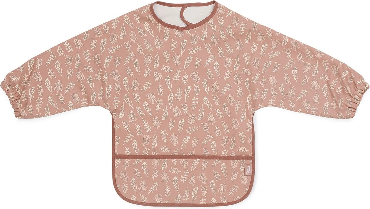 Jollein Slab Waterproof Met Mouw Meadow - Rosewood 3 Jollein Slab Waterproof Met Mouw Meadow - Rosewood