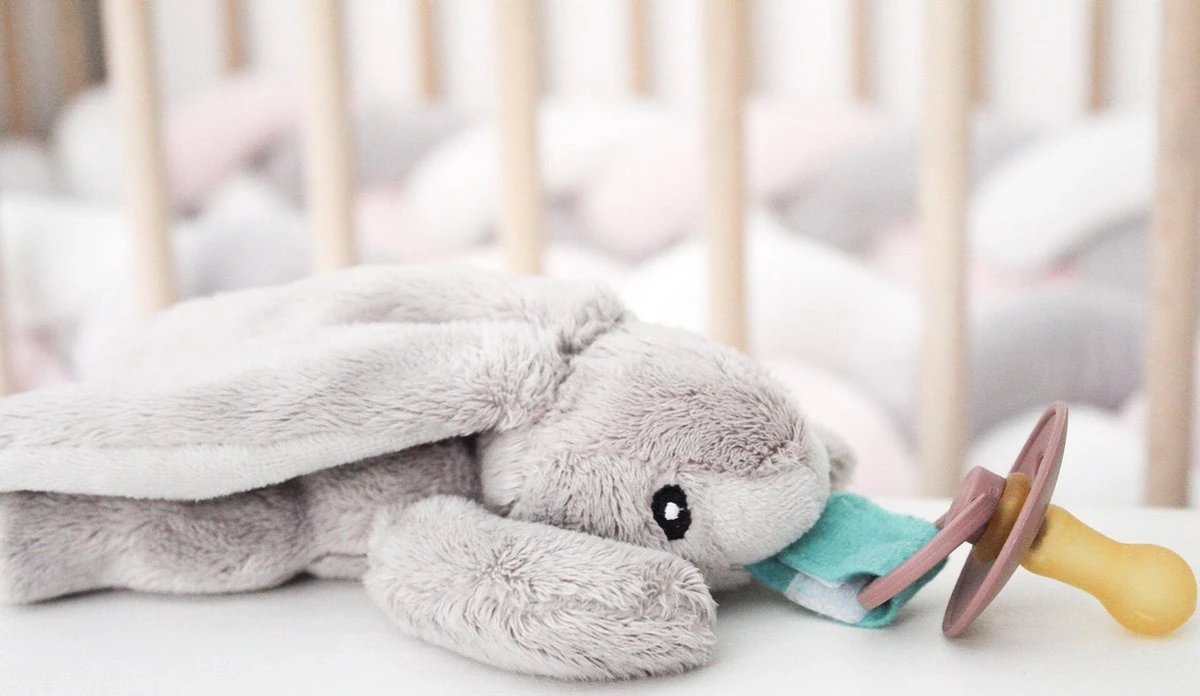 MijnNami Speenknuffel Konijntje Zonder Speen - Afneembaar Speentje - BPA Vrij 3 MijnNami Speenknuffel Konijntje Zonder Speen - Afneembaar Speentje - BPA Vrij