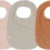 Jollein Slab Badstof - Pale Pink/Nougat/Caramel - 3 Stuks -BIBS Shop 1200x701